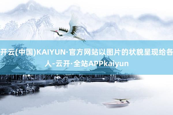 开云(中国)KAIYUN·官方网站以图片的状貌呈现给各人-云开·全站APPkaiyun