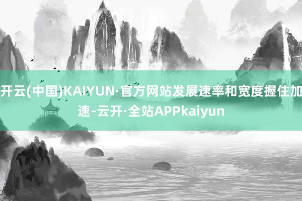 开云(中国)KAIYUN·官方网站发展速率和宽度握住加速-云开·全站APPkaiyun